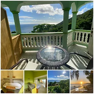 Apartment Greenhouse On The Hill, Sea View, Laborie